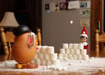 Bad Elf on the Shelf and a Wild Barbie (Pooping on a Cookie Too) - Bad Elf  on the Shelf